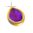 Right Amethyst in Gold Teardrop cursor