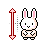 Vertical resize cursor