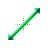 Colourful diagnoal resize 2 cursor
