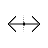 Horizontal resize cursor