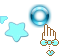 Baby Blue Star Cursors preview