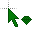 Emerald mouse pointer cursor