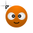 Round - Orange cursor
