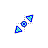 blue numix diagonal resize 2 cursor