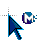 Azul marinho - Segundo plano cursor