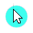 Cyan cursor
