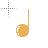 quarter note orange cursor
