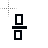 Fraction symbol cursor