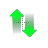 Vertical resize cursor