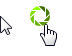 Windows 7 Portal Green Edit Cursors preview