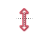 VR Red Origami cursor