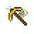 gold pickaxe and map cursor