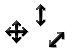 BLAcK 3D Horizontal/Verktikal/Diagonal Updated Cursors preview