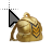 Gold bag Donut Punks cursor