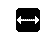 Horizontal resize cursor