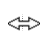 Horizontal resize cursor
