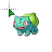 Bulbasaur - Black and White cursor
