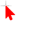 Cracked cursor of the iron cursor