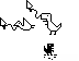 t-rex game Cursors cursor preview