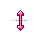 Vertical resize cursor