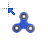 Fidget Spinner blue cursor