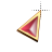 Left Ruby Triangle cursor