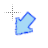 Blue diagonal2 cursor