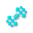 Pixel'd So Sky Diagonal Resize 2 cursor