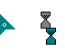 turquoise tailess Cursors preview
