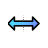 Horizontal resize cursor