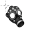 Gas Mask with Stars cursor