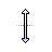 Vertical resize cursor