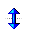 Vertical resize cursor