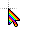 Rainbow Vista cursor