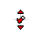 Vertical resize cursor