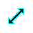 Diagonal 2 Teal 2 cursor