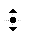 Vertical resize cursor