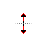 Vertical resize cursor
