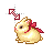 pink and yellow bunny diagonal 1 cursor