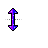 Vertical resize cursor