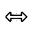 Horizontal resize cursor