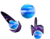 Purple Glowing Cursors preview