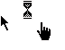 Classic Black and White Cursors preview