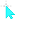Windows Light Blue Inside Trunk cursor