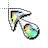Large Rainbow Jellybean Cursors preview