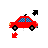 Red car diagonal 1 cursor