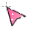 Rosado con brillos (Pink with sparkles) Cursors preview