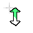 Vertical resize cursor