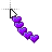 Hearts Purple cursor