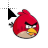 Angry Bird red cursor
